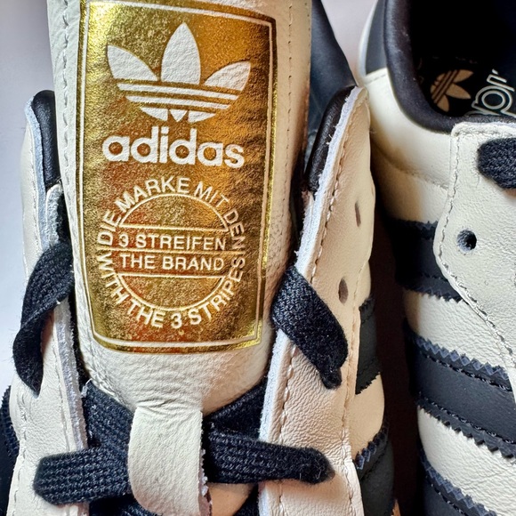 NWT Adidas Samba White and Black Sneakers, Size 8 (men’s 6.5) - Picture 8 of 16